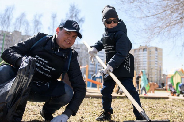 Субботник в парках Казани